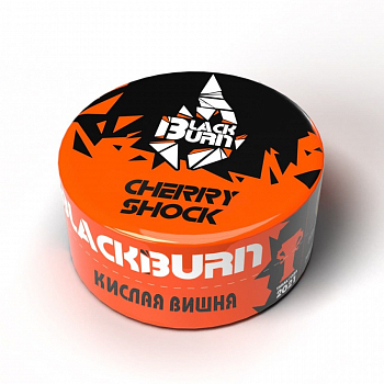 Табак Burn Black, 25гр "Cherry Shock / Кислая вишня"